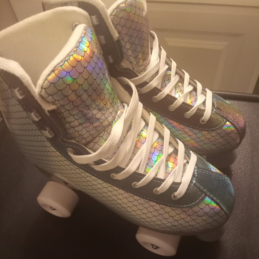 Size 9 Men Glide In Style Multi-Color Roller Skat… - image 3